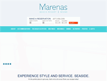 Tablet Screenshot of marenasresortmiami.com